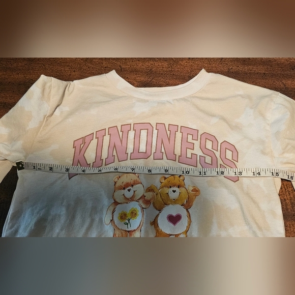 Care Bears Girls Crew Neck Long Sleeve Graphic Kindness Multicolor Tee Sz Large - Picture 6 of 7